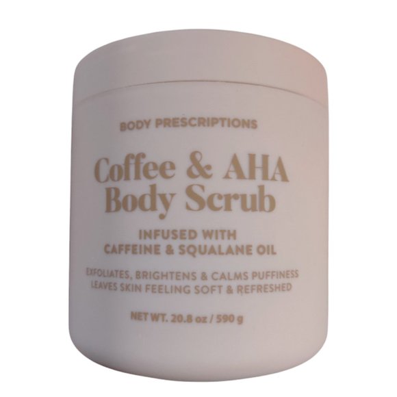 Body Prescriptions Coffee & Aha Body Scrub w/ Caffeine & Squalane Oil - Picture 1 of 1
